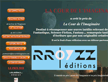 Tablet Screenshot of lacourdelimaginaire.com